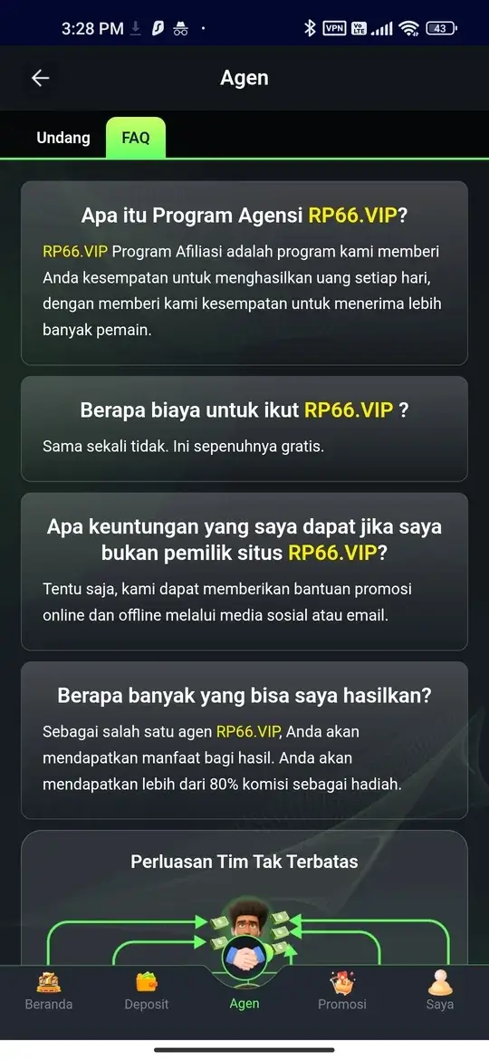 RP66 APK Screenshot Taruhan Olahraga
